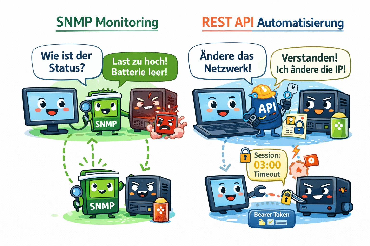 RMCARD – SNMP vs. REST API  (Monitoring & Automatisierung)